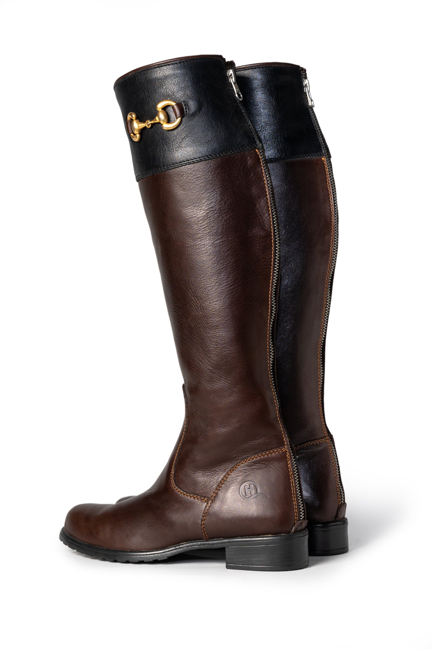 Celine Two-Tone Leather Boots