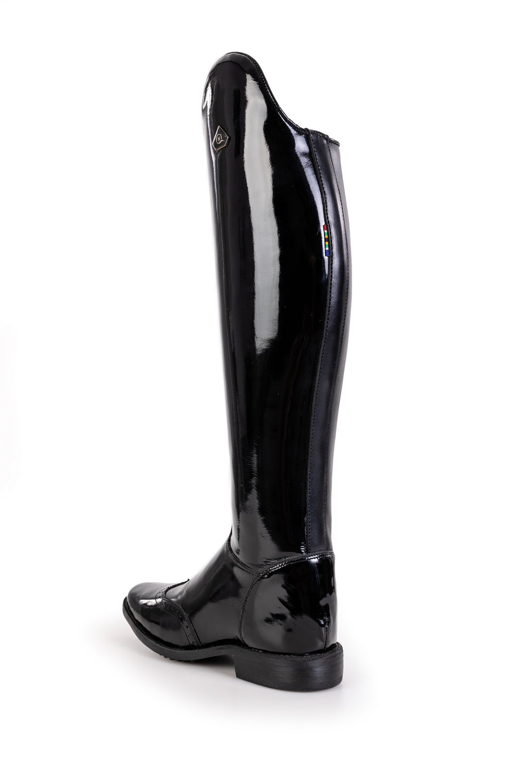 Danai Patent Long Riding Boots