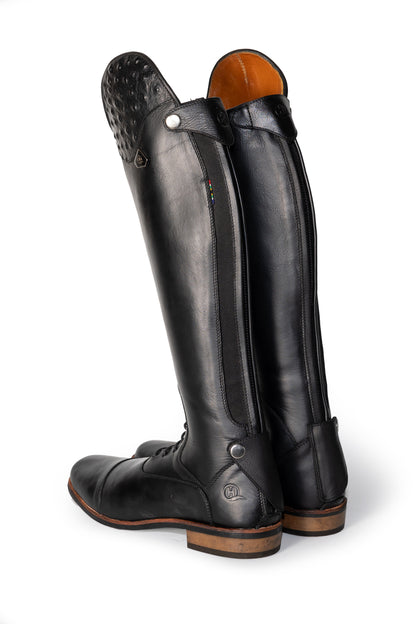 Bonolo Ostrich Curve Long Riding Boot