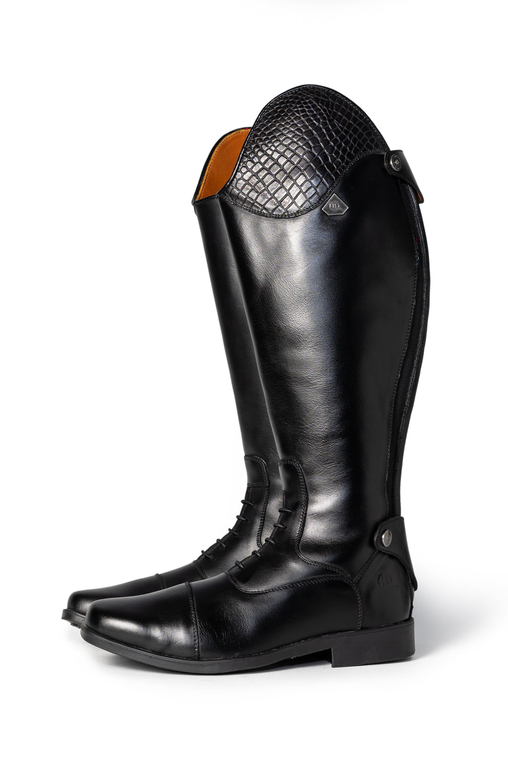 Bonolo Croc Curve Long Riding Boot