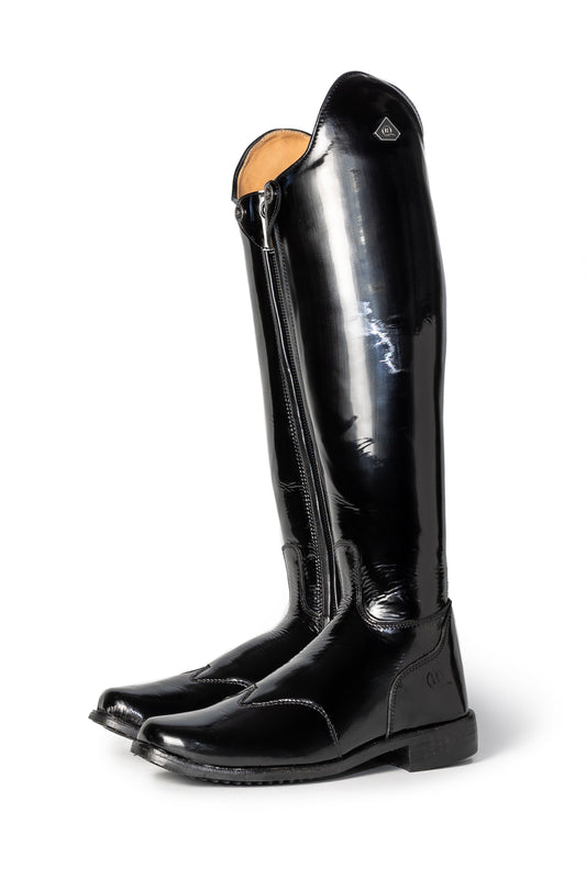 Danai Patent Long Riding Boot