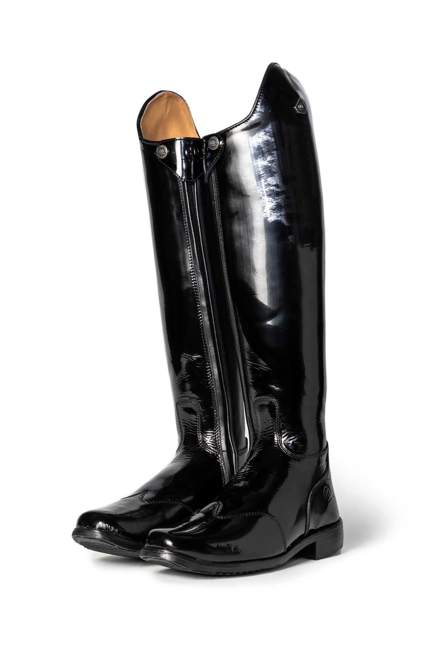 Danai Patent Long Riding Boot
