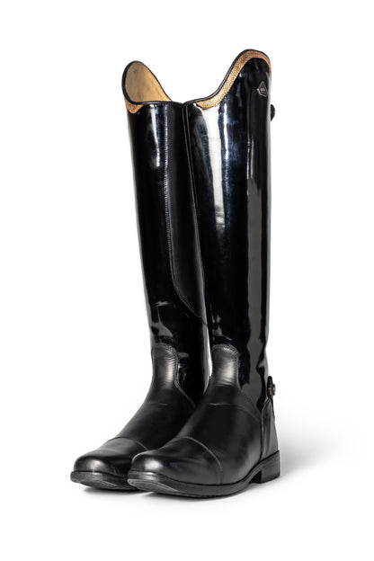 Mudiwa Patent Long Riding Boot