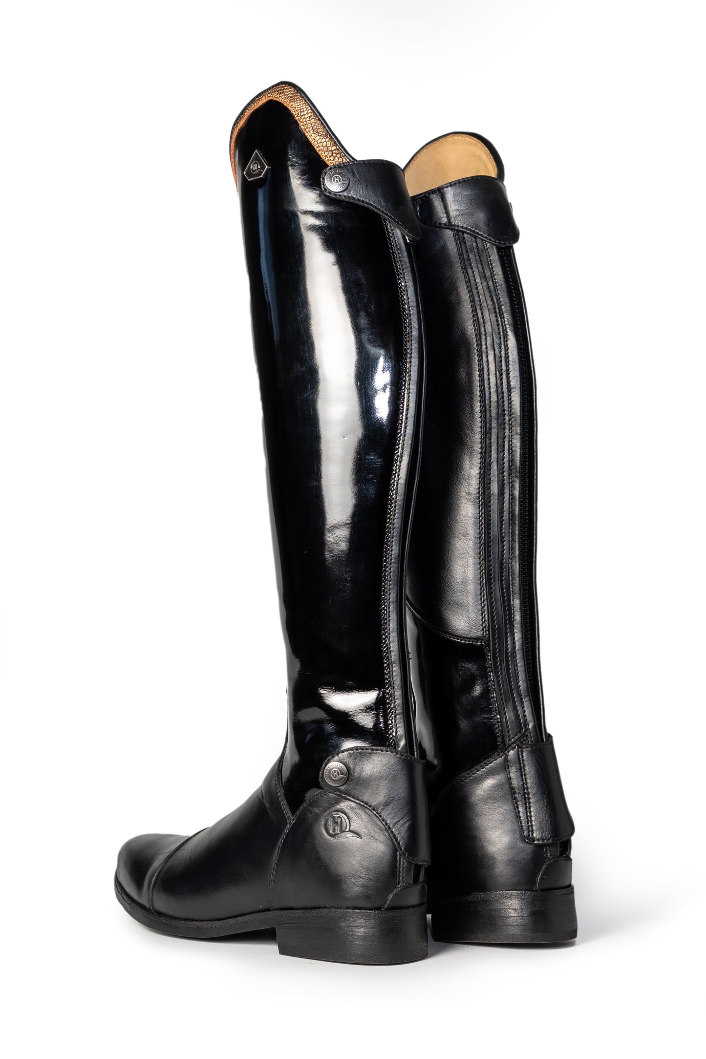 Mudiwa Patent Long Riding Boot