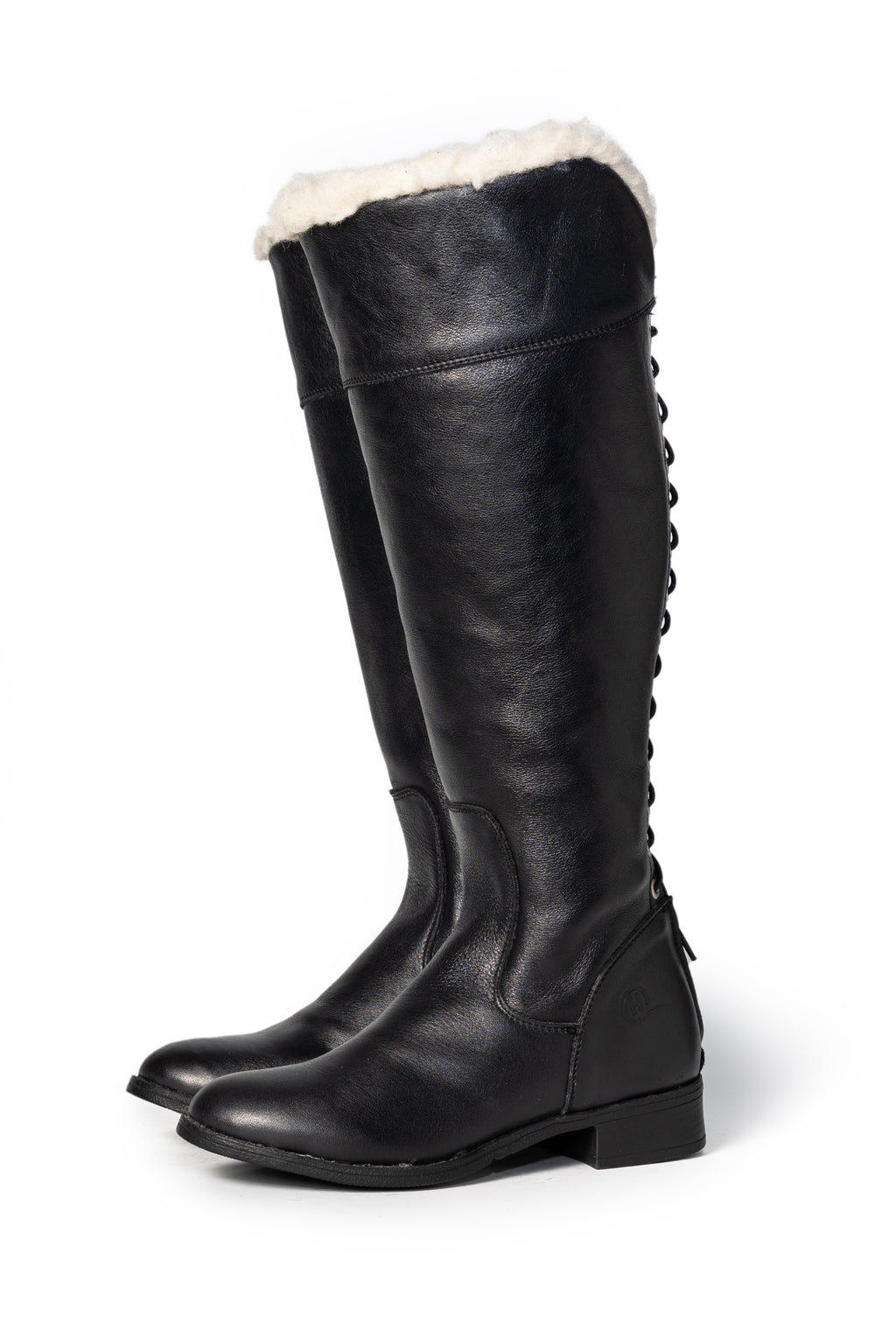 Fluffy Lisa Leather Boots
