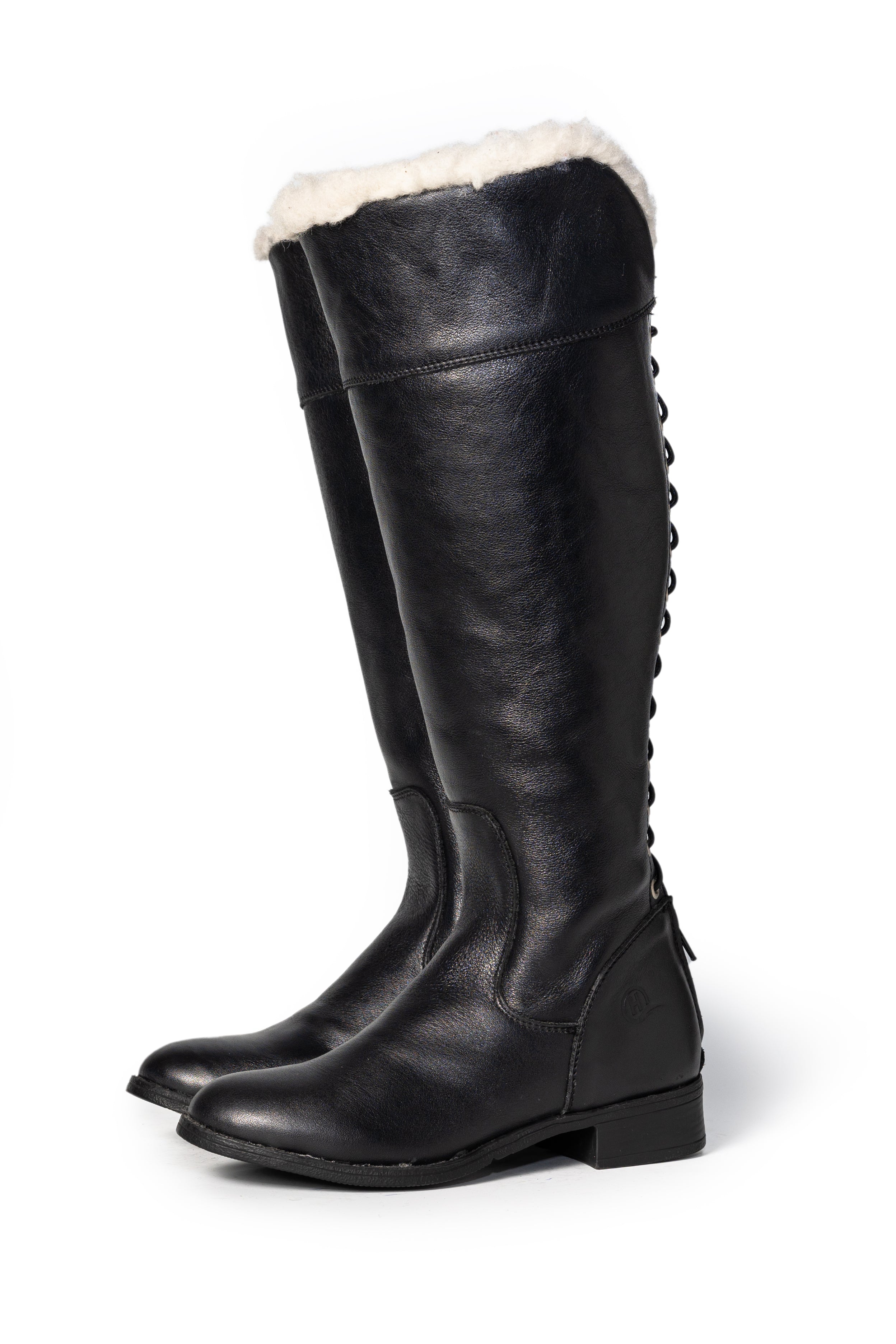 Fluffy Lisa Leather Boots