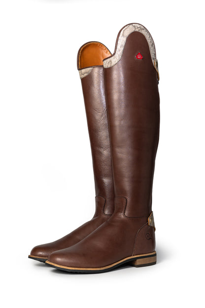 Mudiwa Snake Print Long Riding Boot