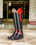 Yuga Fire red patent accent demo
