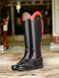 Lesedi two-tone striking red accent