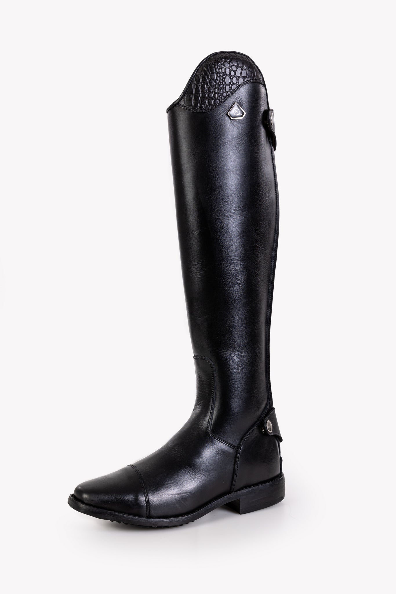 Tari Croc Curve Long Riding Boot