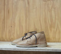 Oil-treated leather vellies