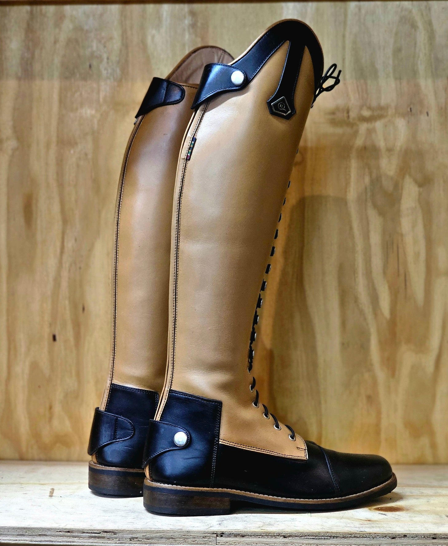 Tsoka Hybrid Two-Tone Long Riding Boot