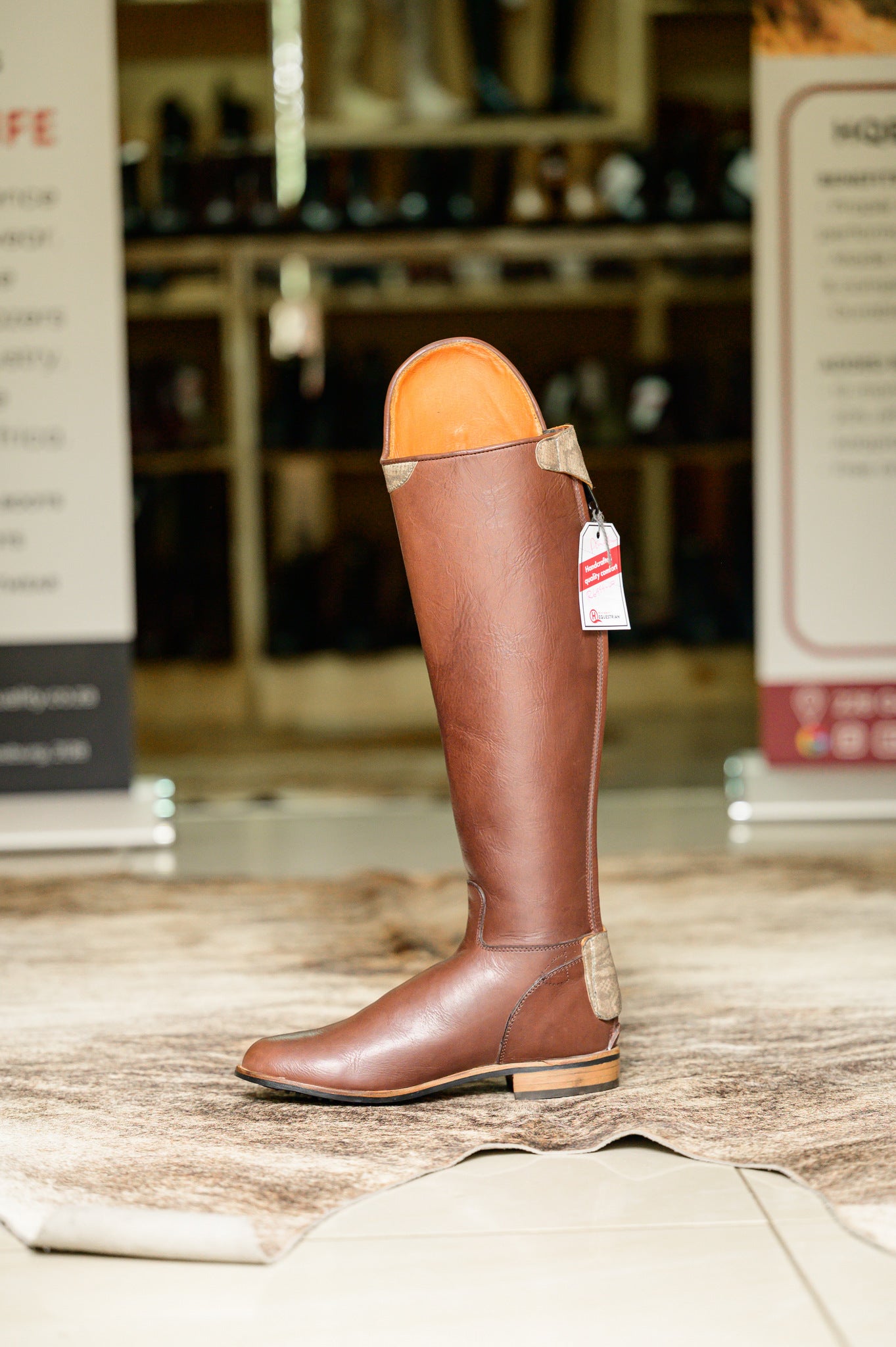 Mudiwa Snake Print Long Riding Boot